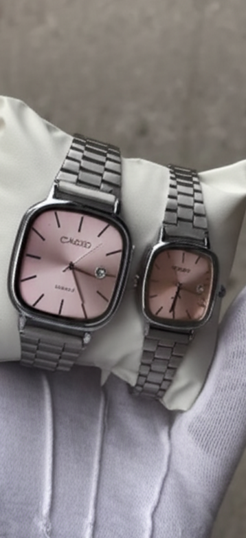 Casio couple – Métal Gris
