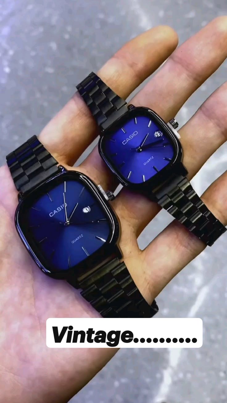 Casio couple – Métal Noir