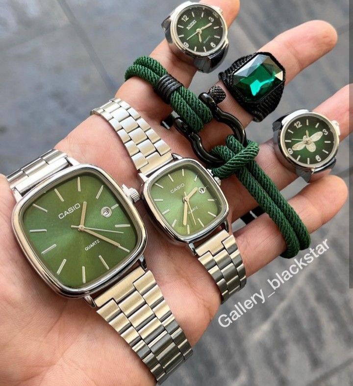 Casio couple – Métal Gris